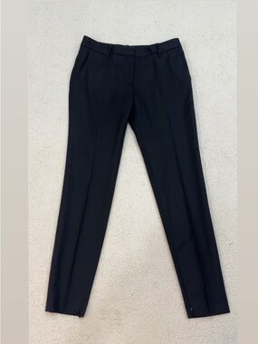 Nili Lotan Virgin Wool Black Pants Size 0 $600